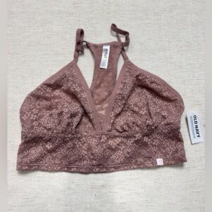 Old Navy Women’s Lace Bralette Top Small Racerback New With Tags